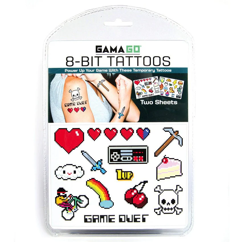 8-Bit Temporary Tattoos - Image 2