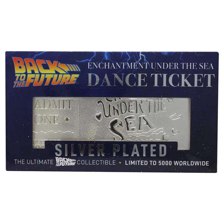 Back to the Future Silver Plated Enchantment Under the Sea Dance Ticket - Image 3