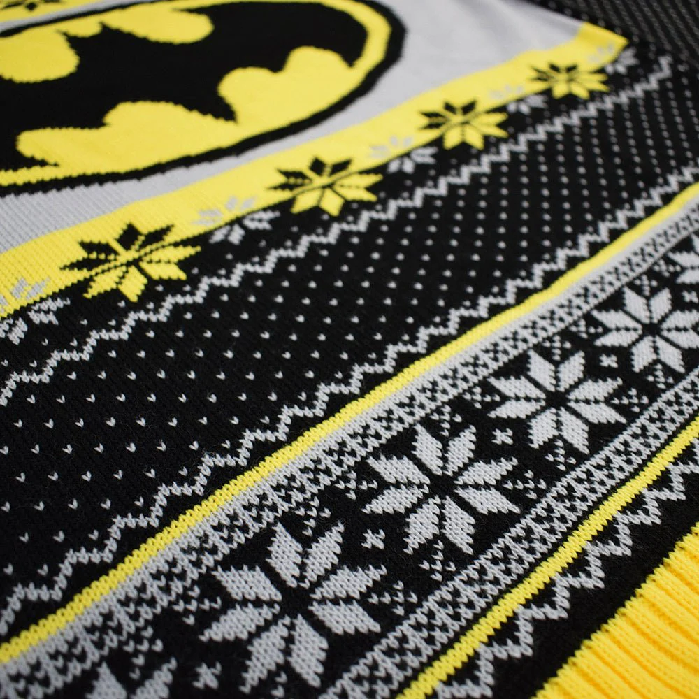 Batman Knitted Christmas Jumper / Sweater - Image 4