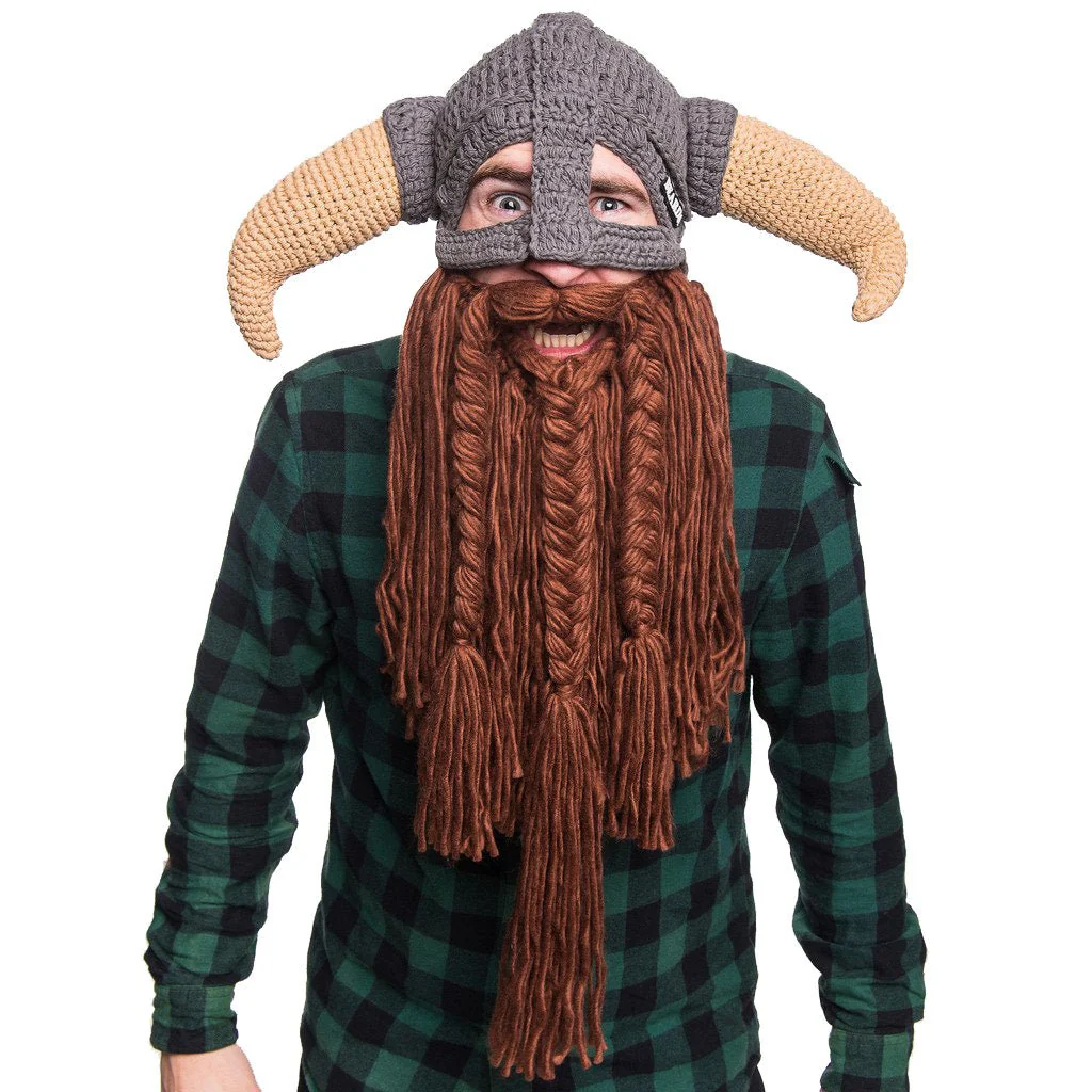 Battle Viking Bearded Hat - Image 2