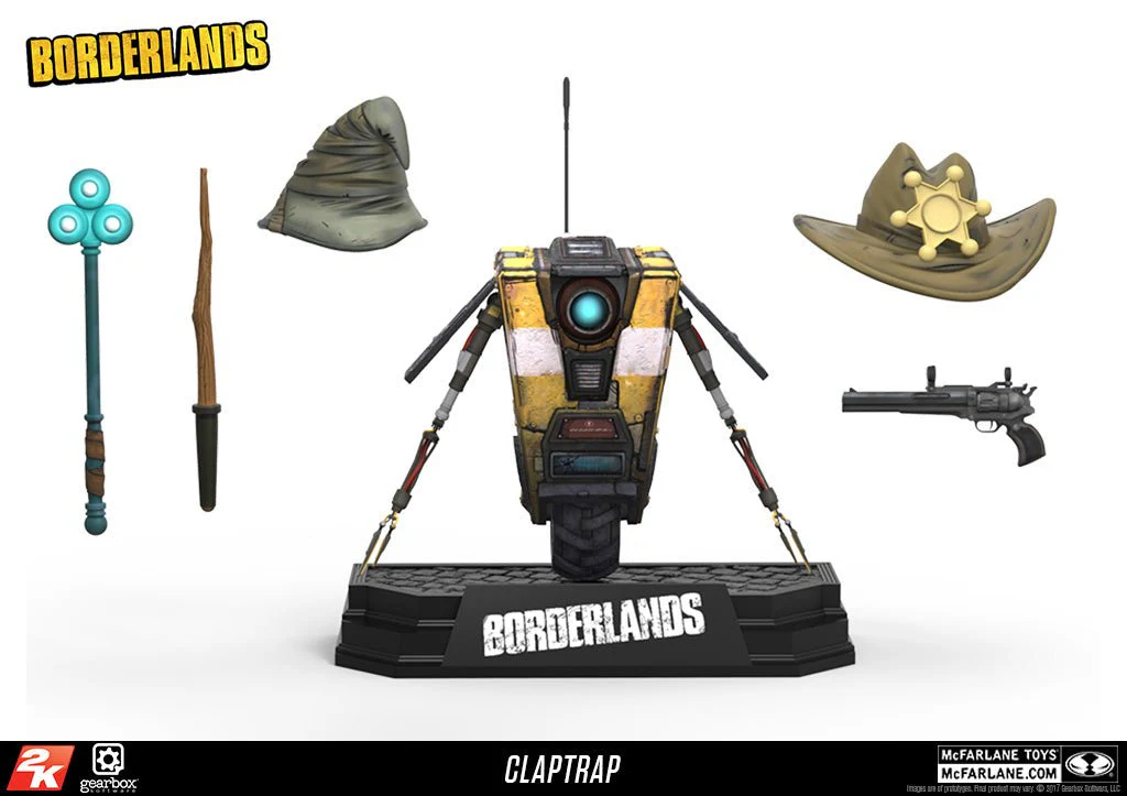 Borderlands Claptrap Deluxe Box Set Action Figure - Image 5