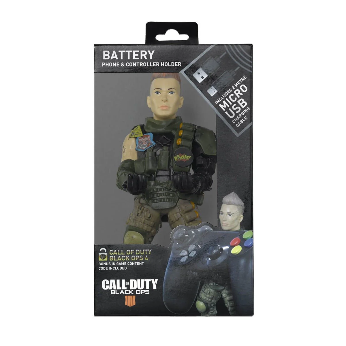 Call of Duty Black Ops Battery Cable Guy Controller & Smartphone Stand - Image 9
