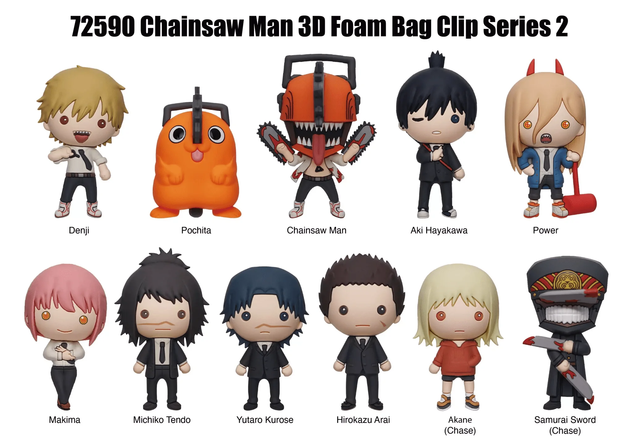 Chainsaw Man Series 2 Blind Bag Mystery Bag Clip - Image 3