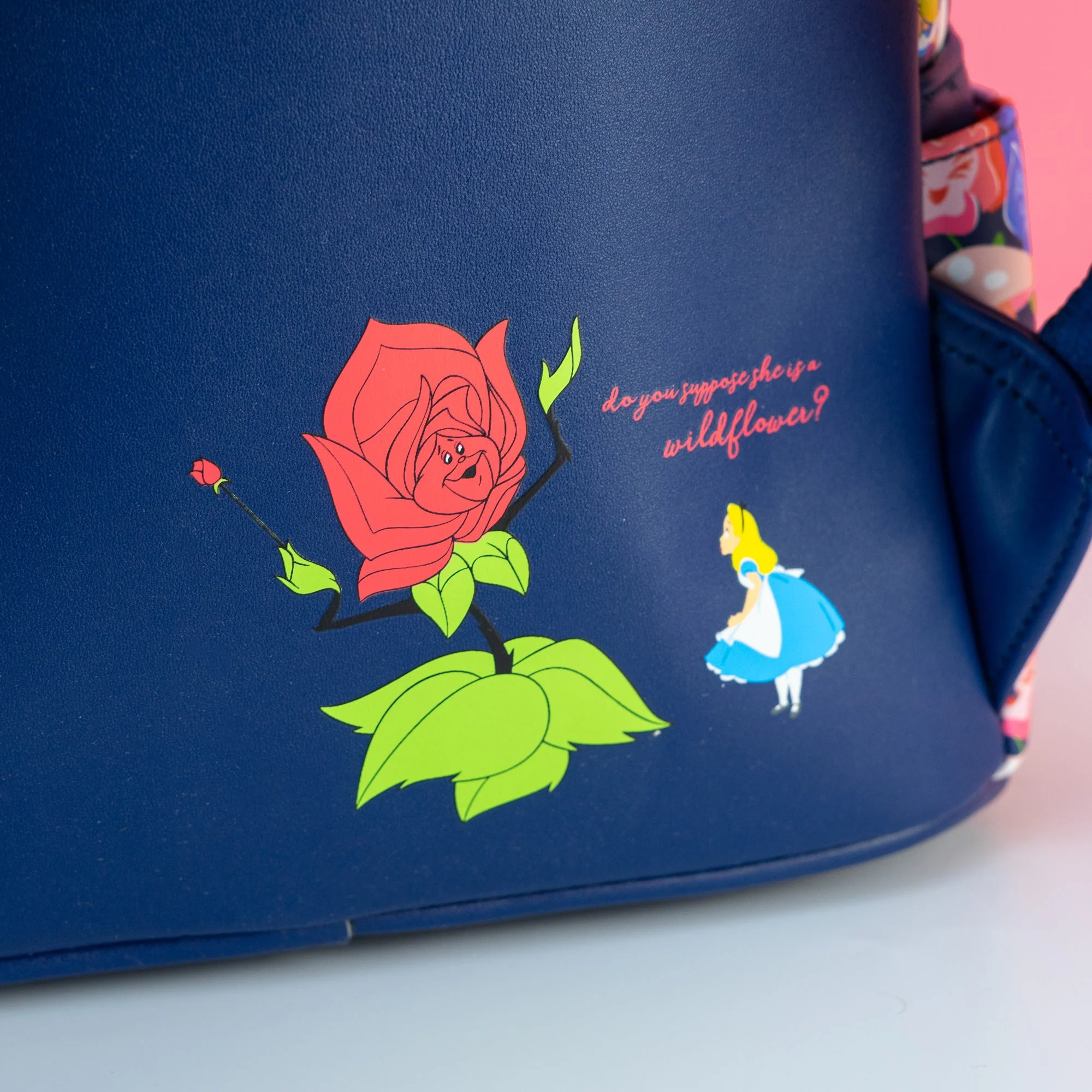 Loungefly x Disney Alice in Wonderland Characters AOP Mini Backpack (LASR) - Image 3