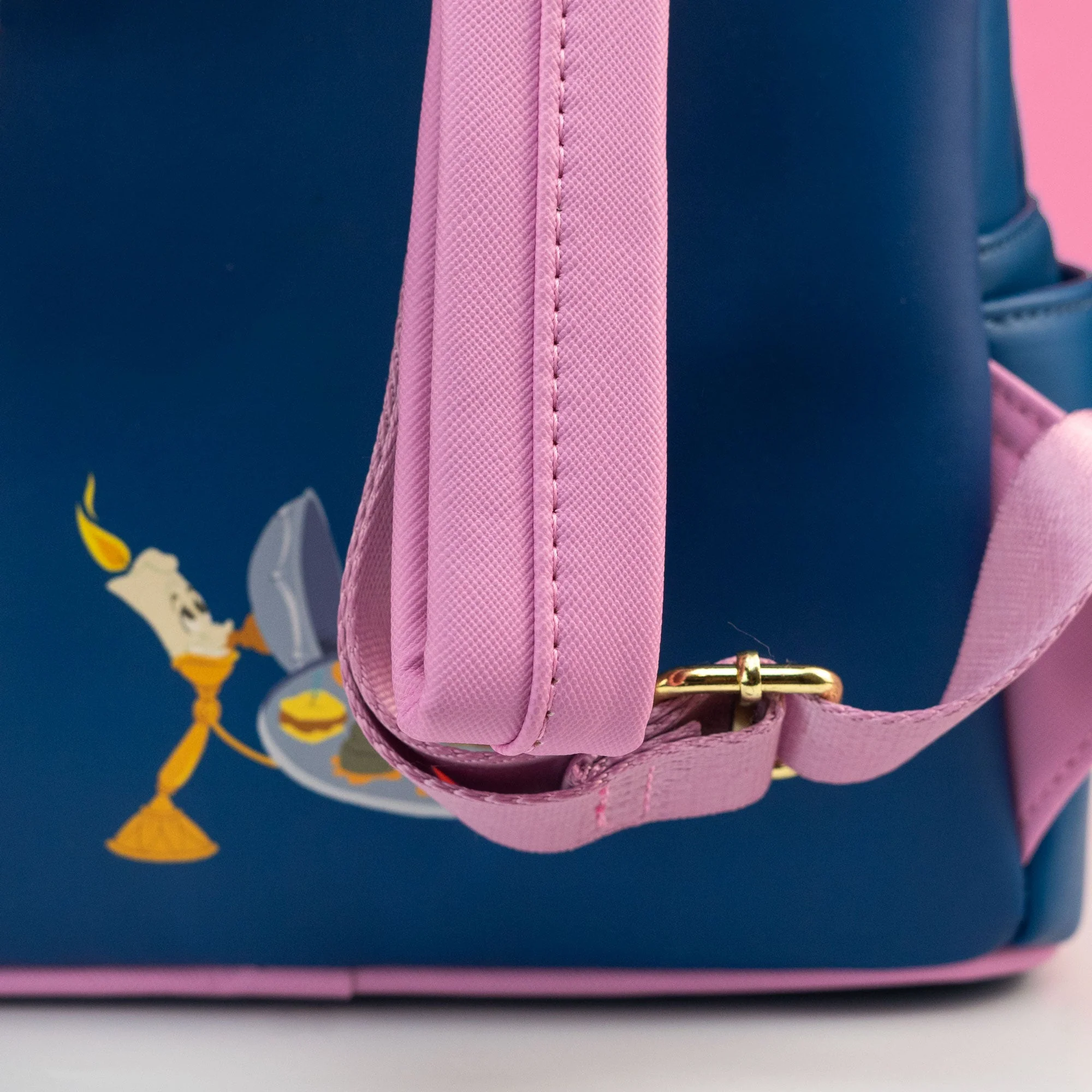 Loungefly x Disney Beauty and The Beast Cogsworth Be Our Guest Mini Backpack - Image 5