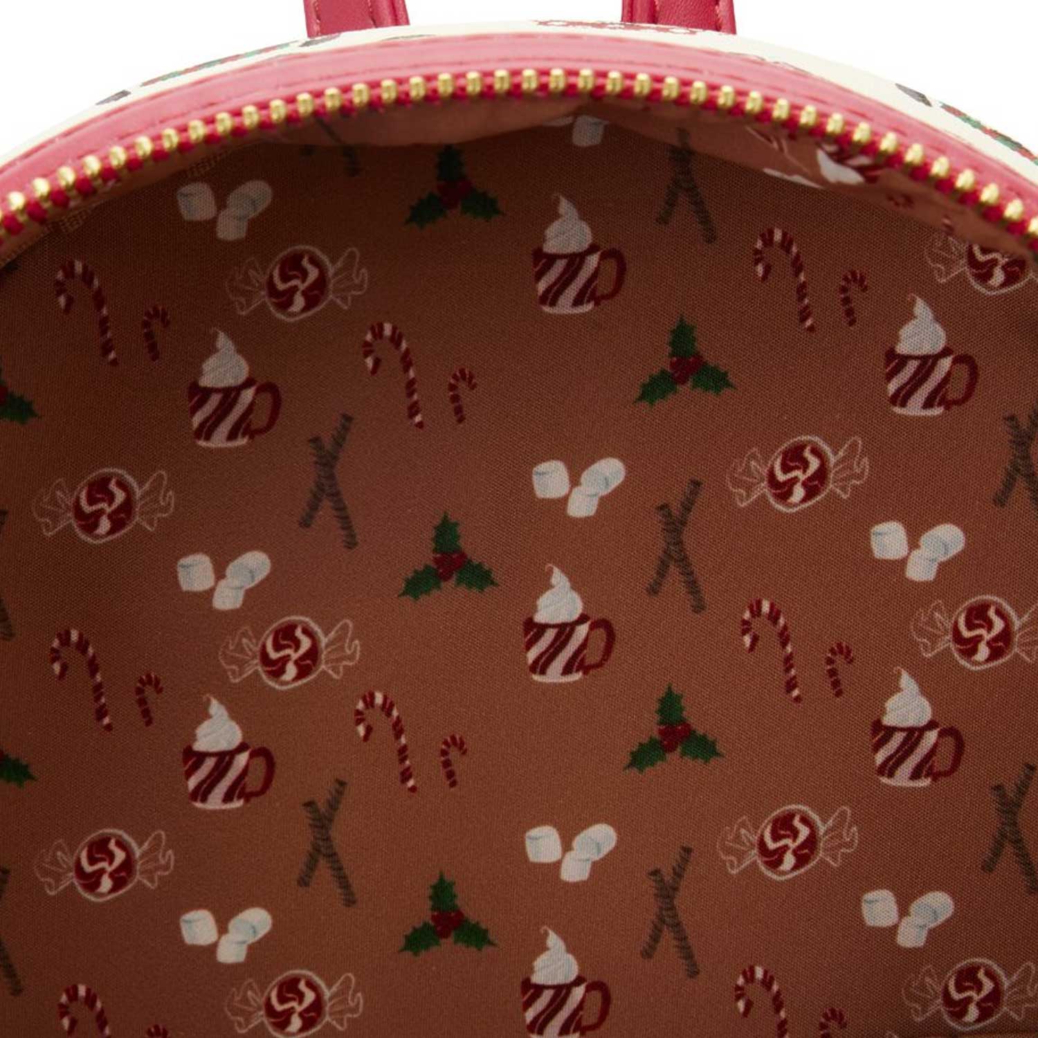 Loungefly x Disney Mickey and Minnie Hot Cocoa AOP Mini Backpack with Headband Combo - Image 7