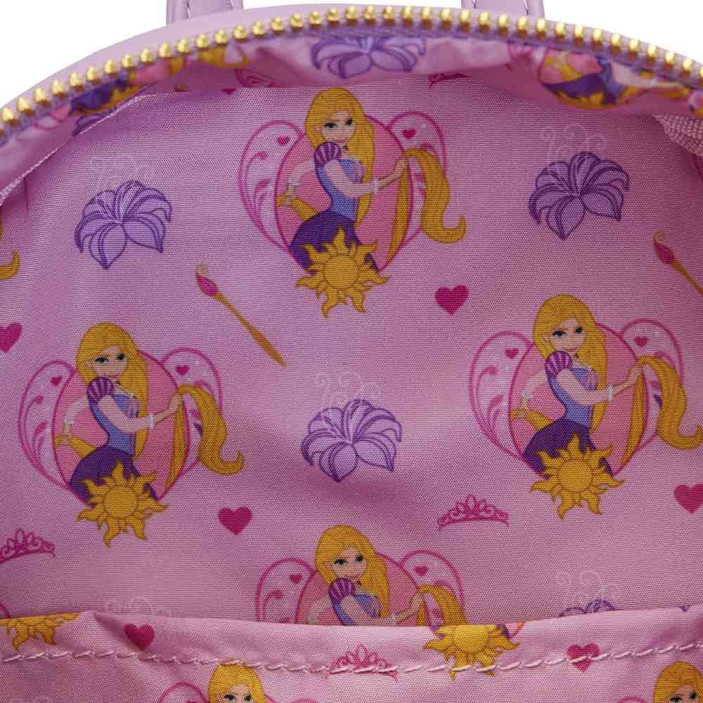 Loungefly x Disney Tangled Rapunzel Scenes Mini Backpack - Image 4