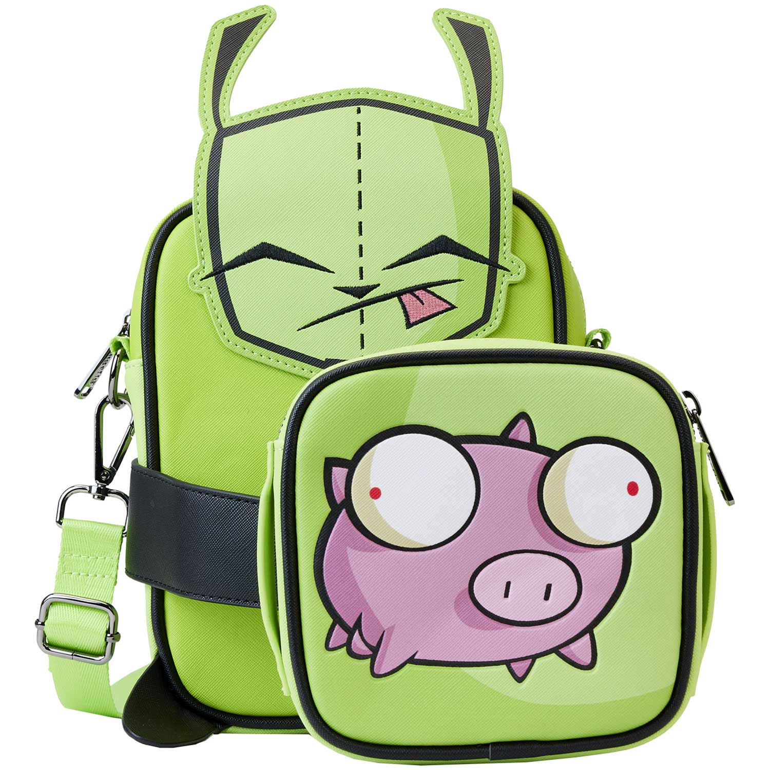 Loungefly x Nickelodeon Invader Zim Gir Cosplay Crossbuddies Bag - Image 3