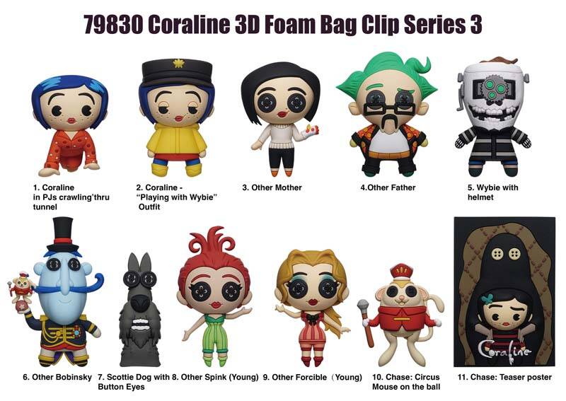 Coraline Series 3 Blind Bag Mystery Bag Clip - Image 3