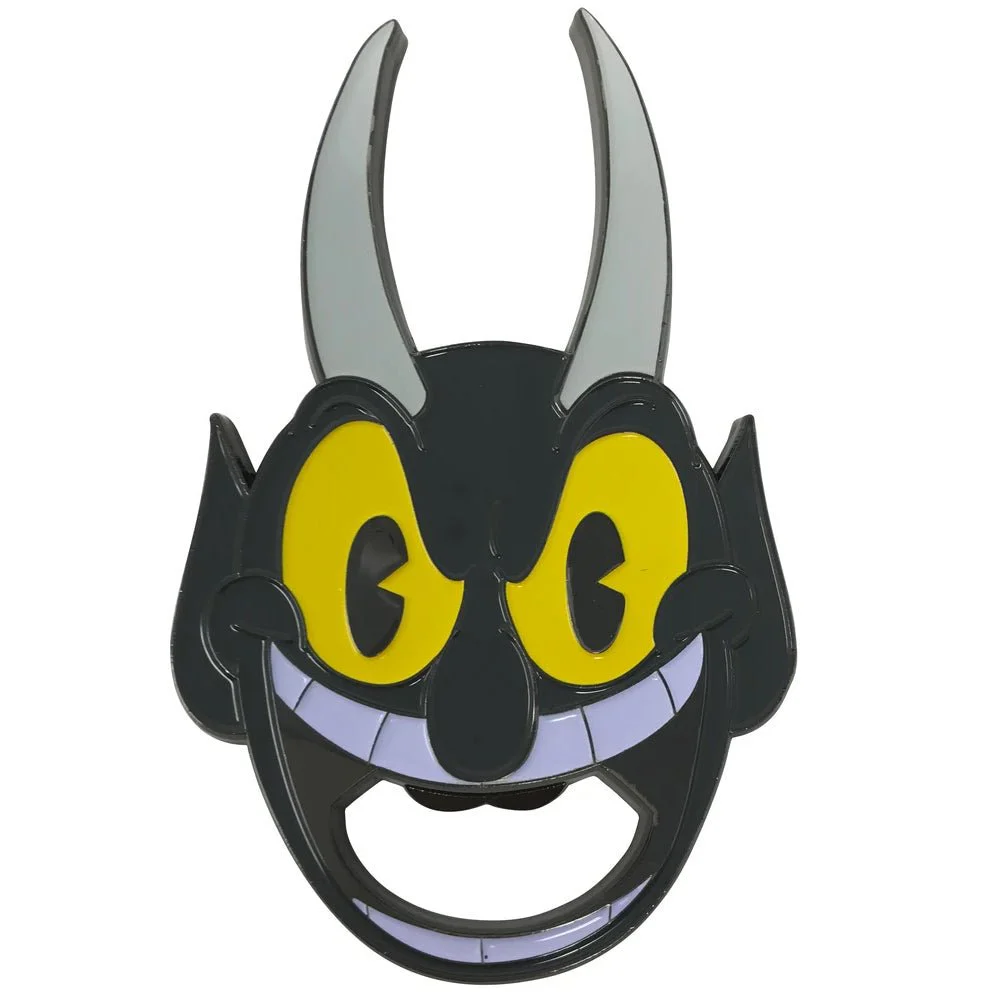 Cuphead The Devil Magnetic Metal Bottle Opener
