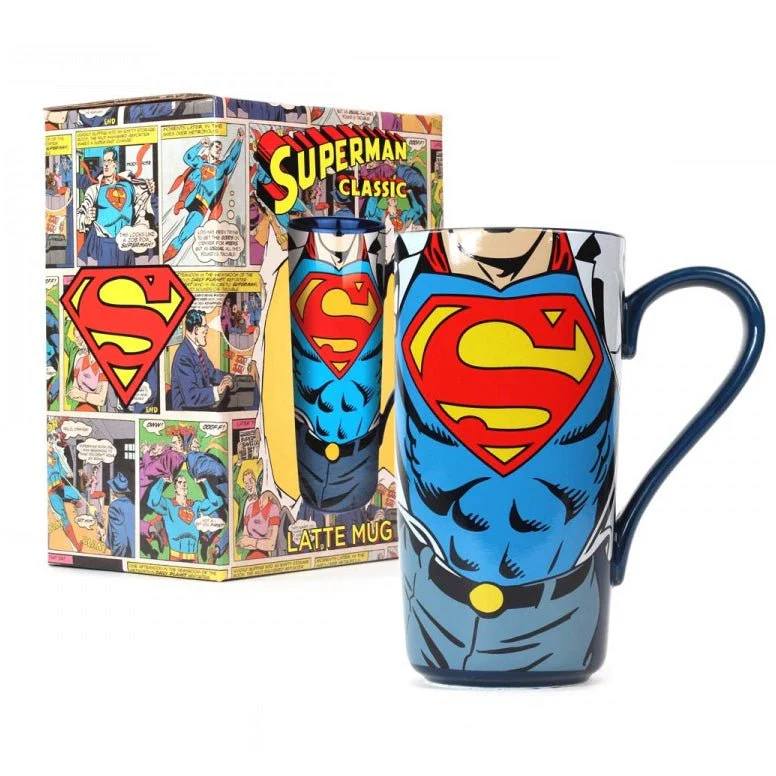 DC Comics Superman Super Strength Latte Mug - Image 3