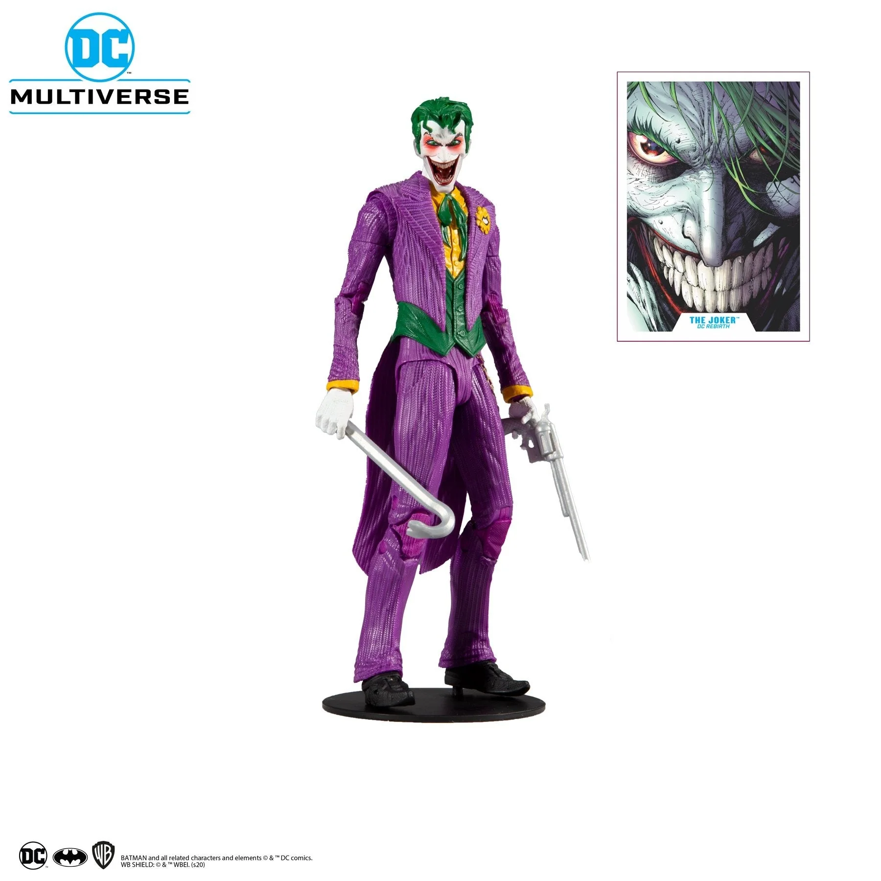 DC Multiverse The Joker Rebirth 7" Action Figure - Image 2