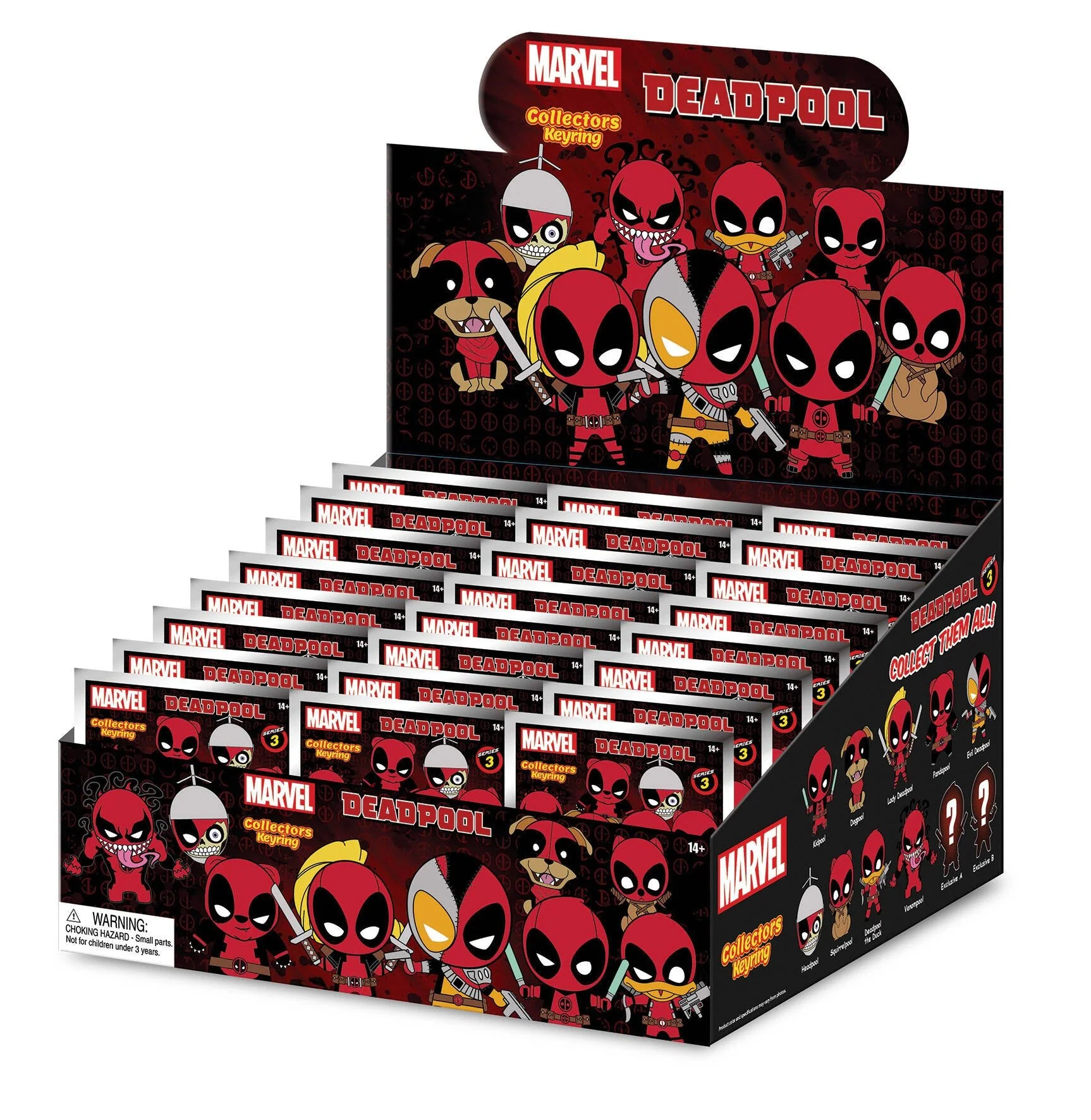 Deadpool Series 3 Blind Bag Mystery Bag Clip - Image 2