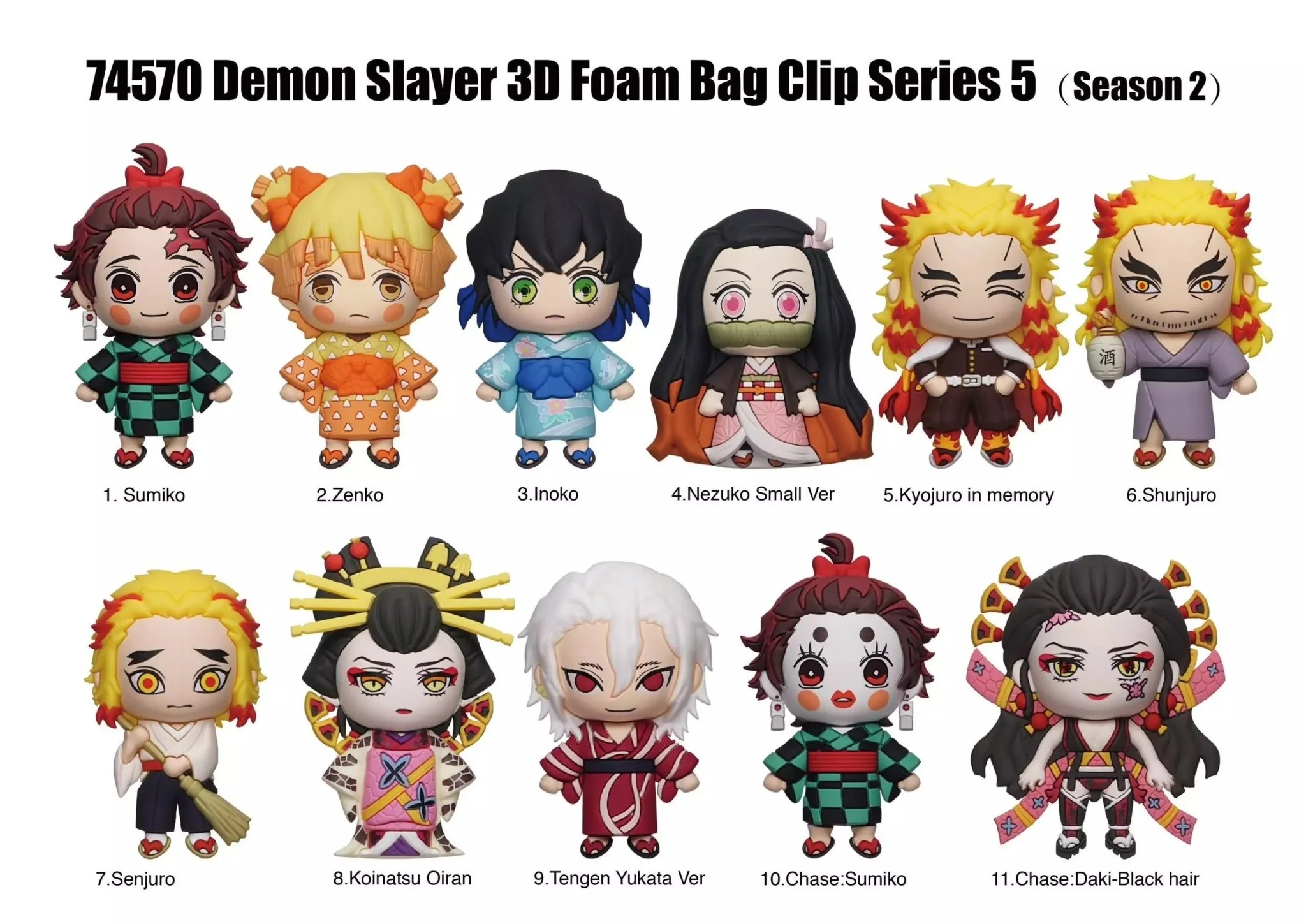 Demon Slayer Series 5 Blind Bag Mystery Bag Clip - Image 3