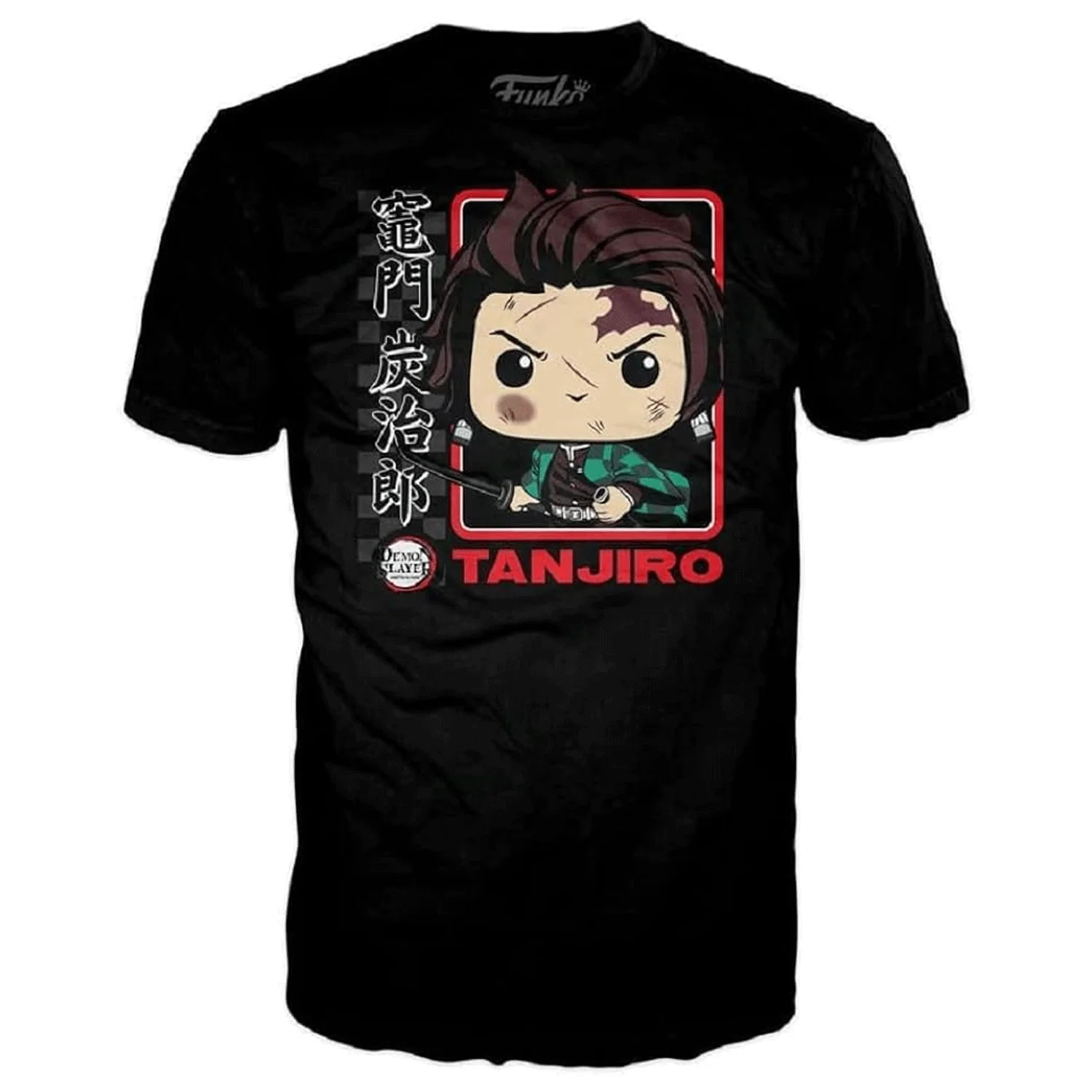 Demon Slayer Tanjiro with Sword Pop! Vinyl and Tee Set - Image 6