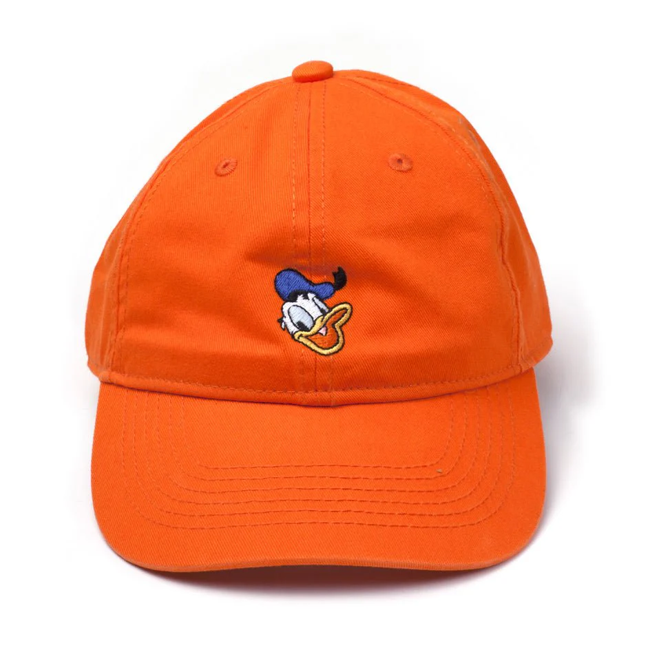 Disney Donald Duck Orange Baseball Cap