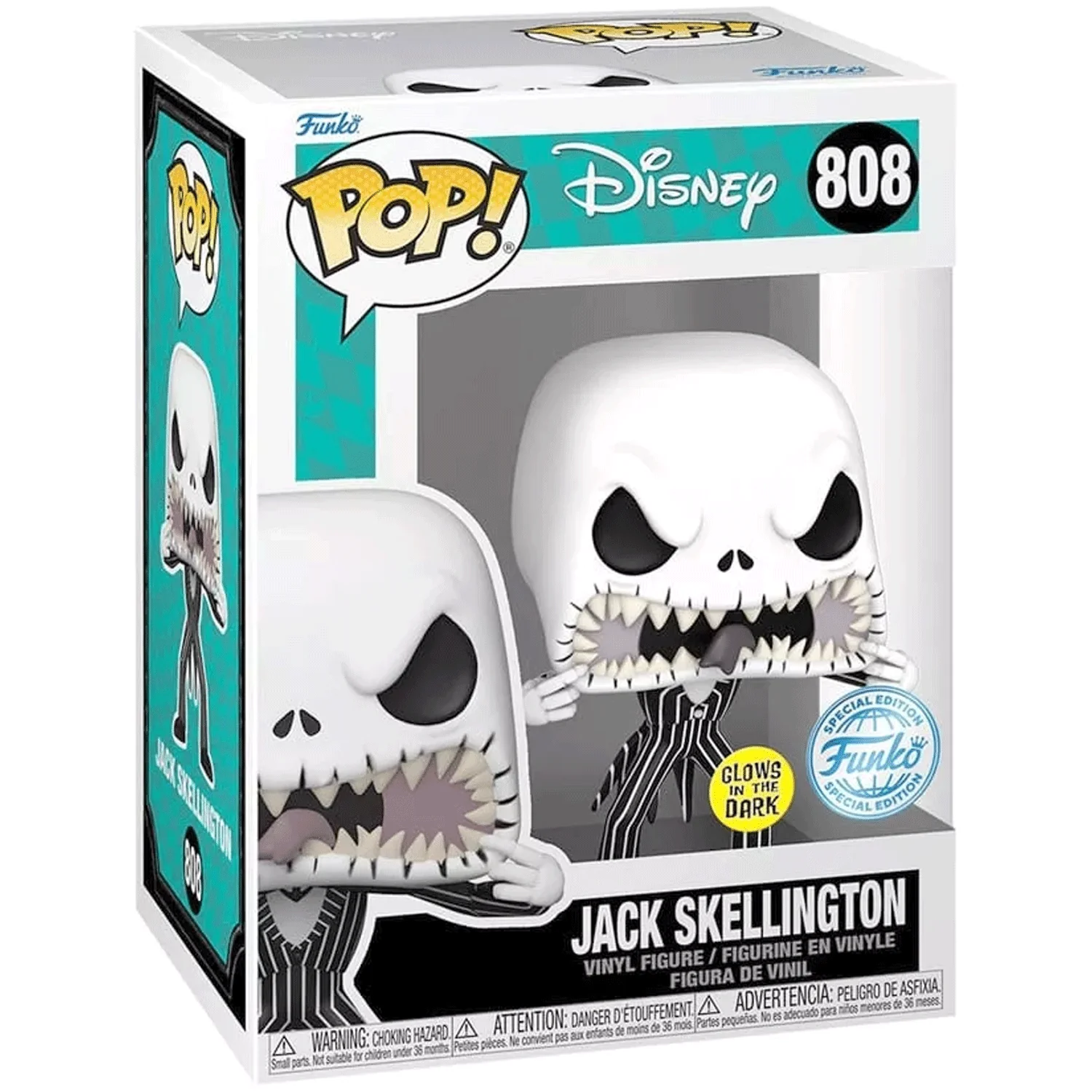 Disney Nightmare Before Christmas Jack Skellington Pop! Vinyl and Tee Set - Image 5