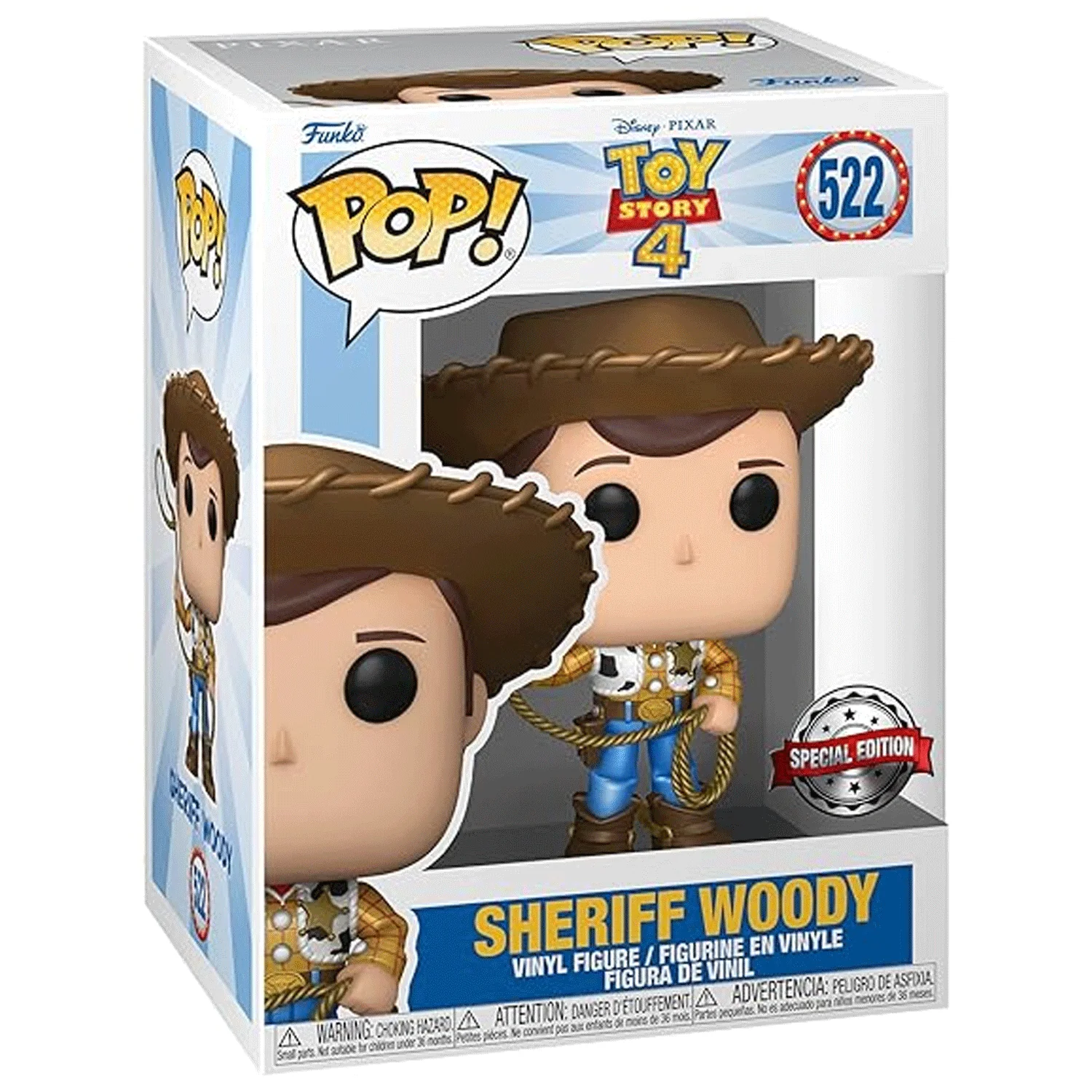 Disney Pixar Toy Story Woody Pop! Vinyl and Tee Set - Image 3