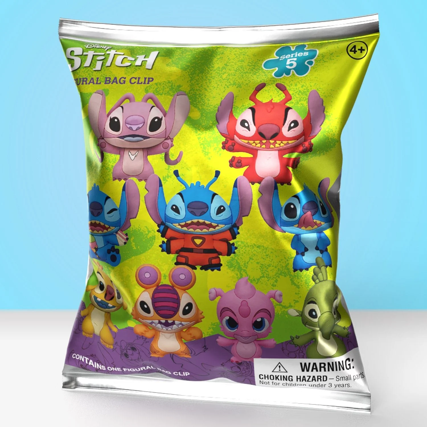 Disney Stitch Series 5 Blind Bag Mystery Bag Clip