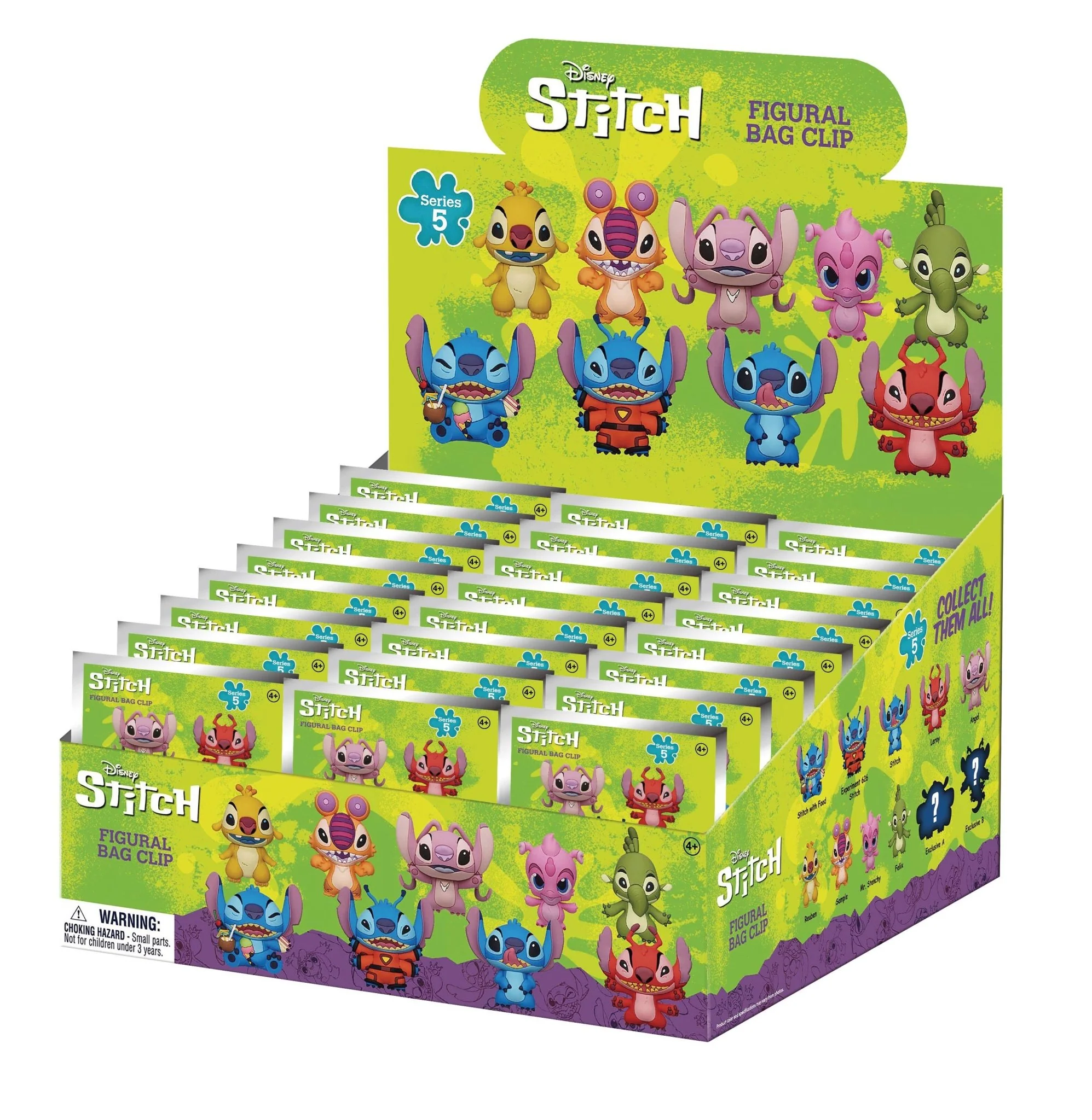 Disney Stitch Series 5 Blind Bag Mystery Bag Clip - Image 2