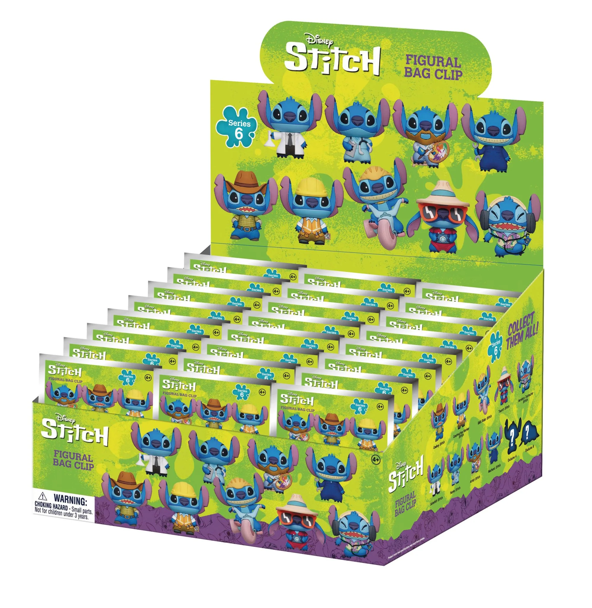 Disney Stitch Series 6 Blind Bag Mystery Bag Clip - Image 2