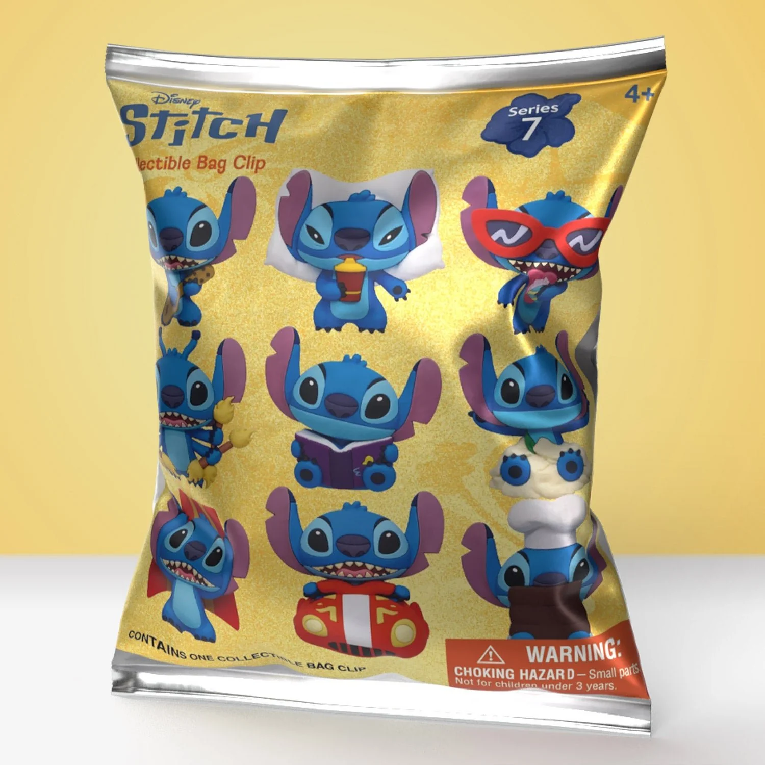 Disney Stitch Series 7 Blind Bag Mystery Bag Clip
