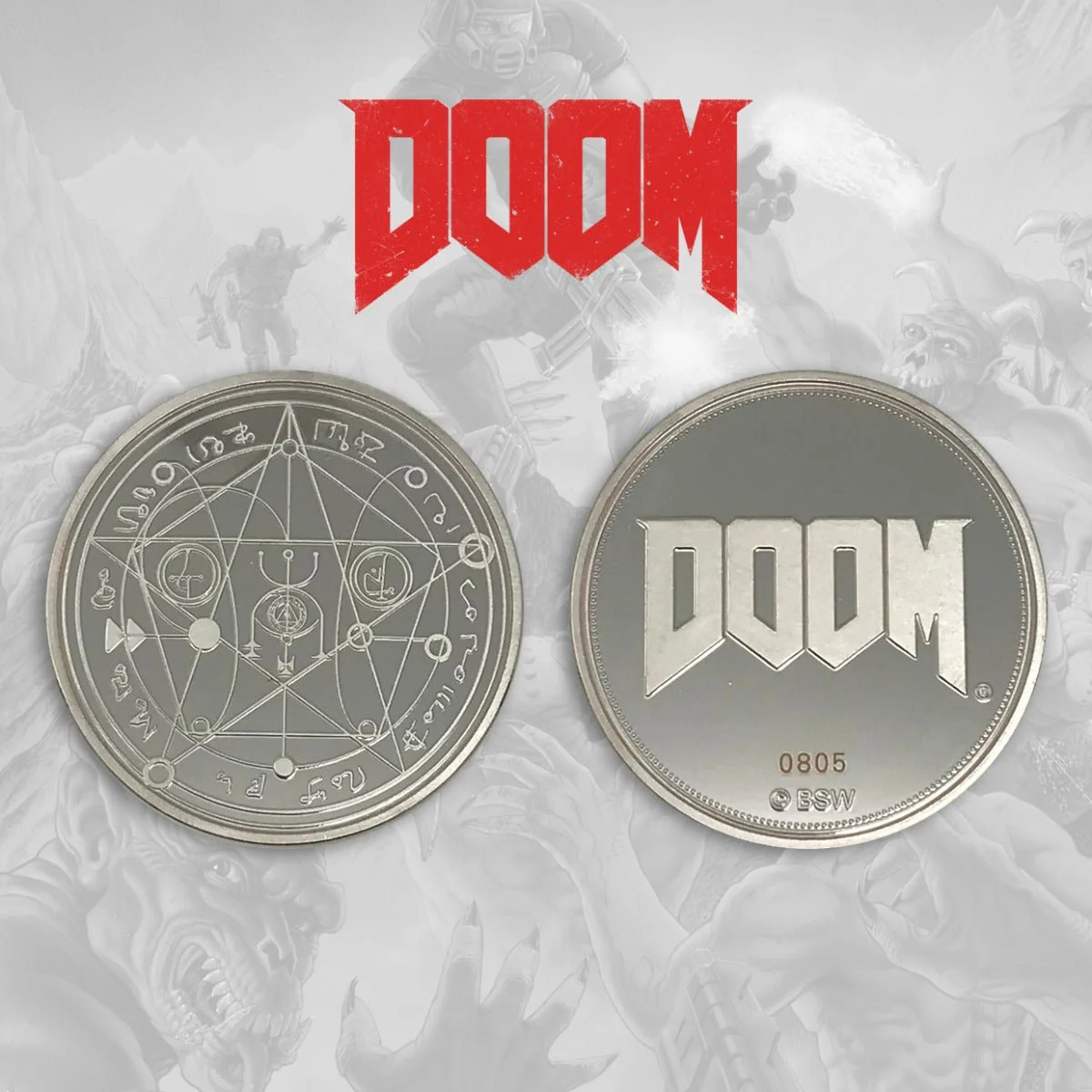 Doom Limited Edition Collectors Coin - Image 2