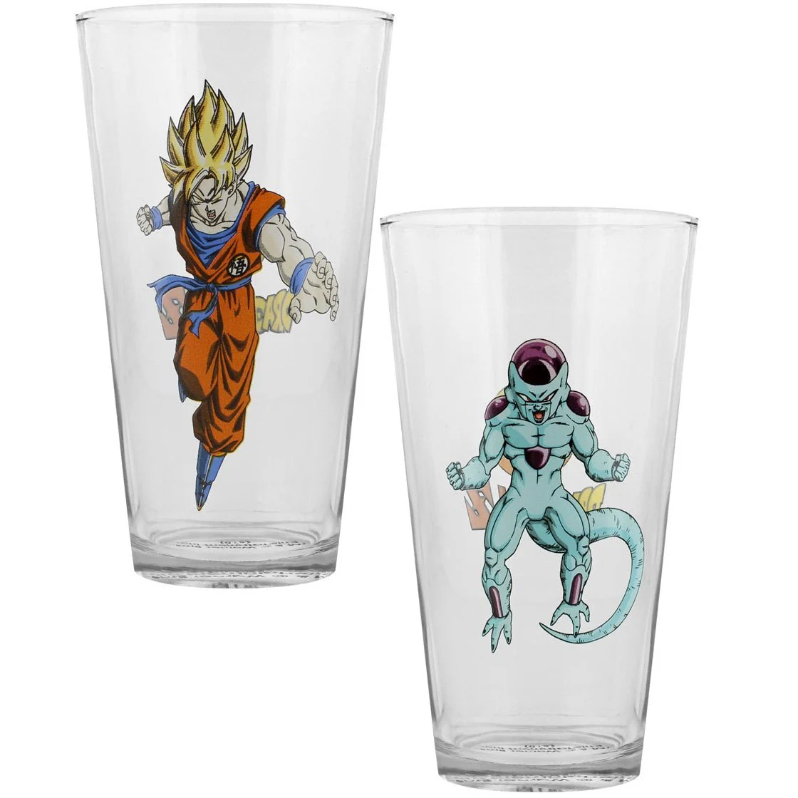 Dragon Ball Z Goku Vs Frieza Glasses Set