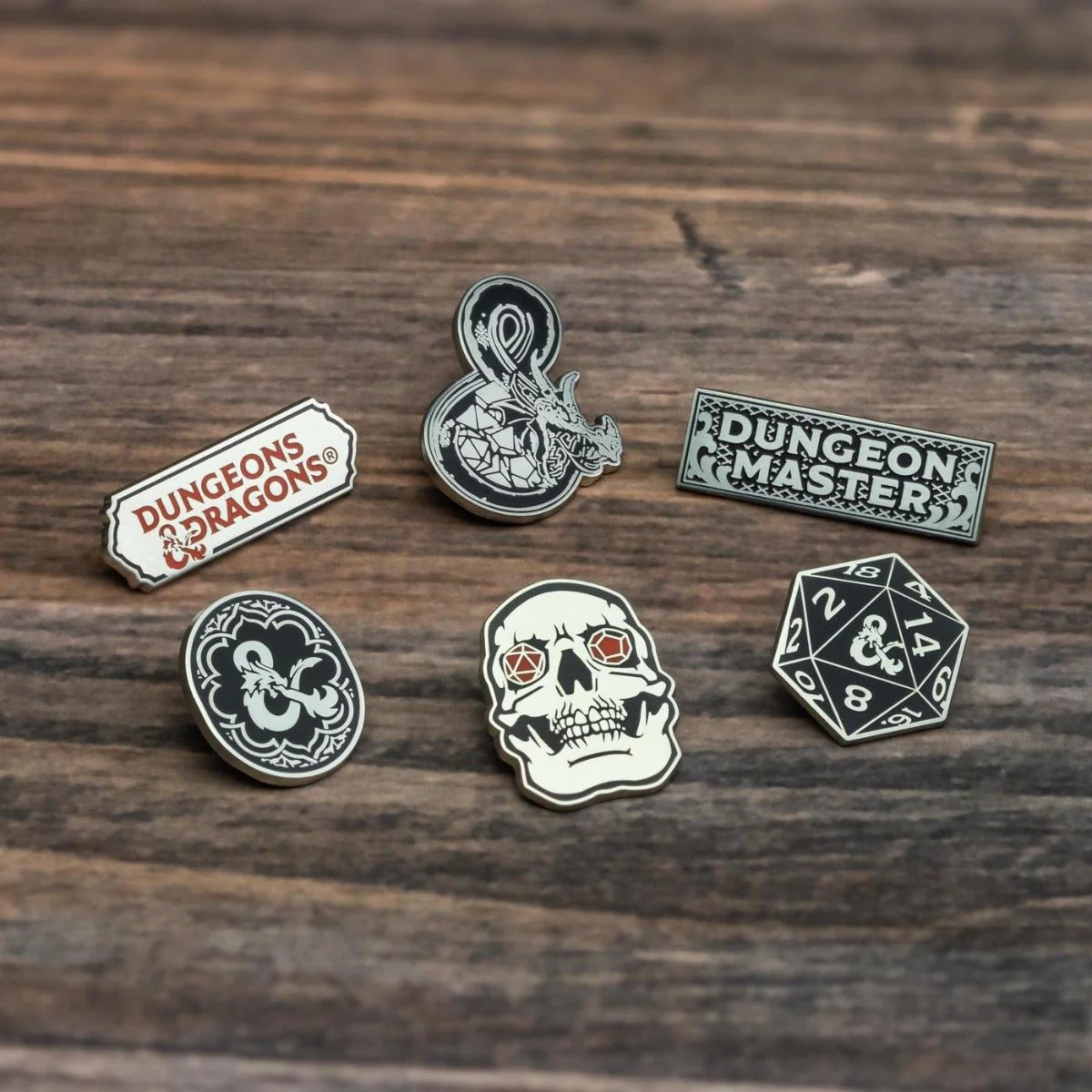 Dungeons And Dragons Enamel Pin Badges