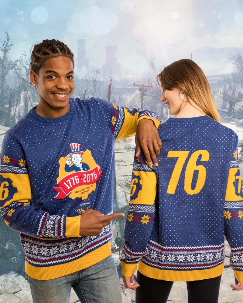 Fallout 76 Knitted Christmas Jumper / Sweater - Image 3