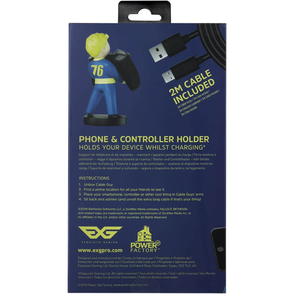Fallout Vault 76 Cable Guy Controller & Smartphone Stand - Image 6