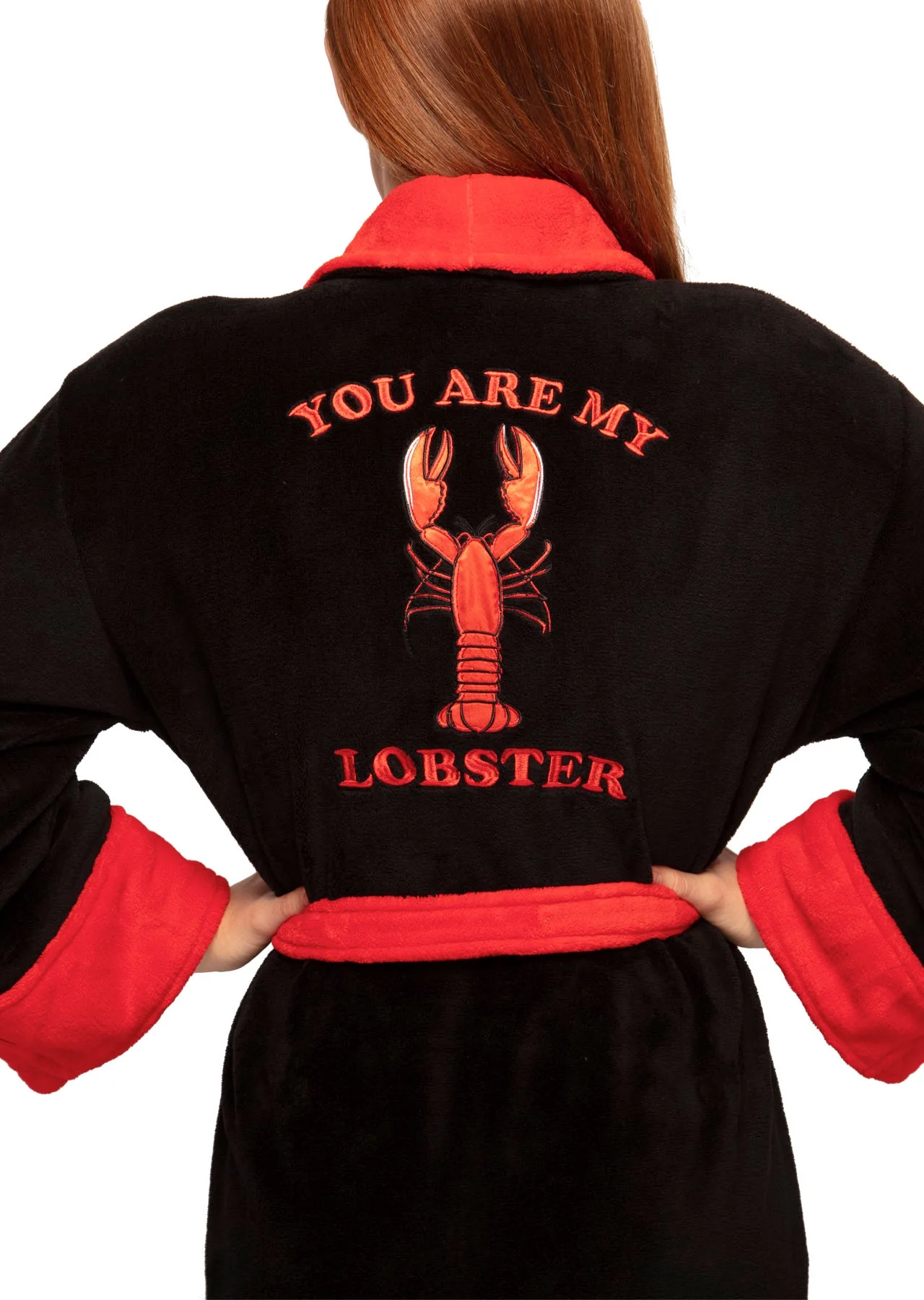 Friends You Are My lobster Ladies Bathrobe - Image 3