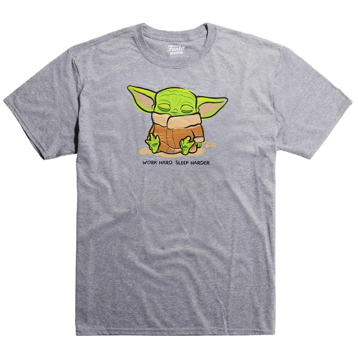 Funko Pop! Star Wars The Mandalorian "Sleep Harder" Baby Yoda T-Shirt - Image 5