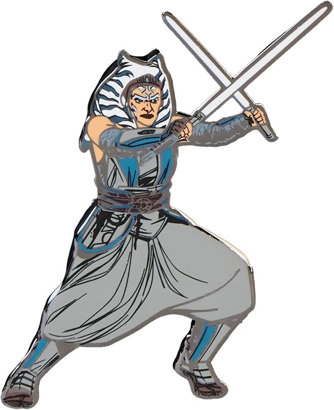 Star Wars The Mandalorian Grogu and Ahsoka 4 Piece Pin Set - Image 4