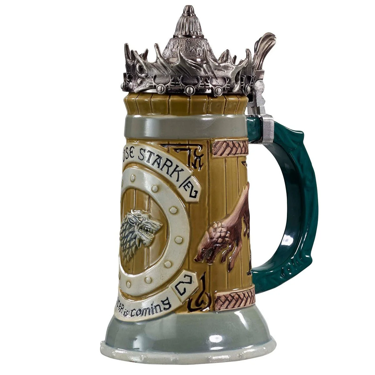 Game of Thrones House Stark Ceramic Beer Stein - Image 5