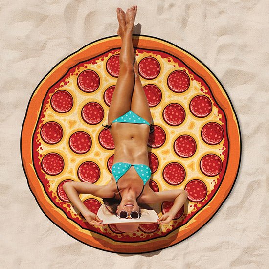 Giant Pizza Beach Blanket - Image 4
