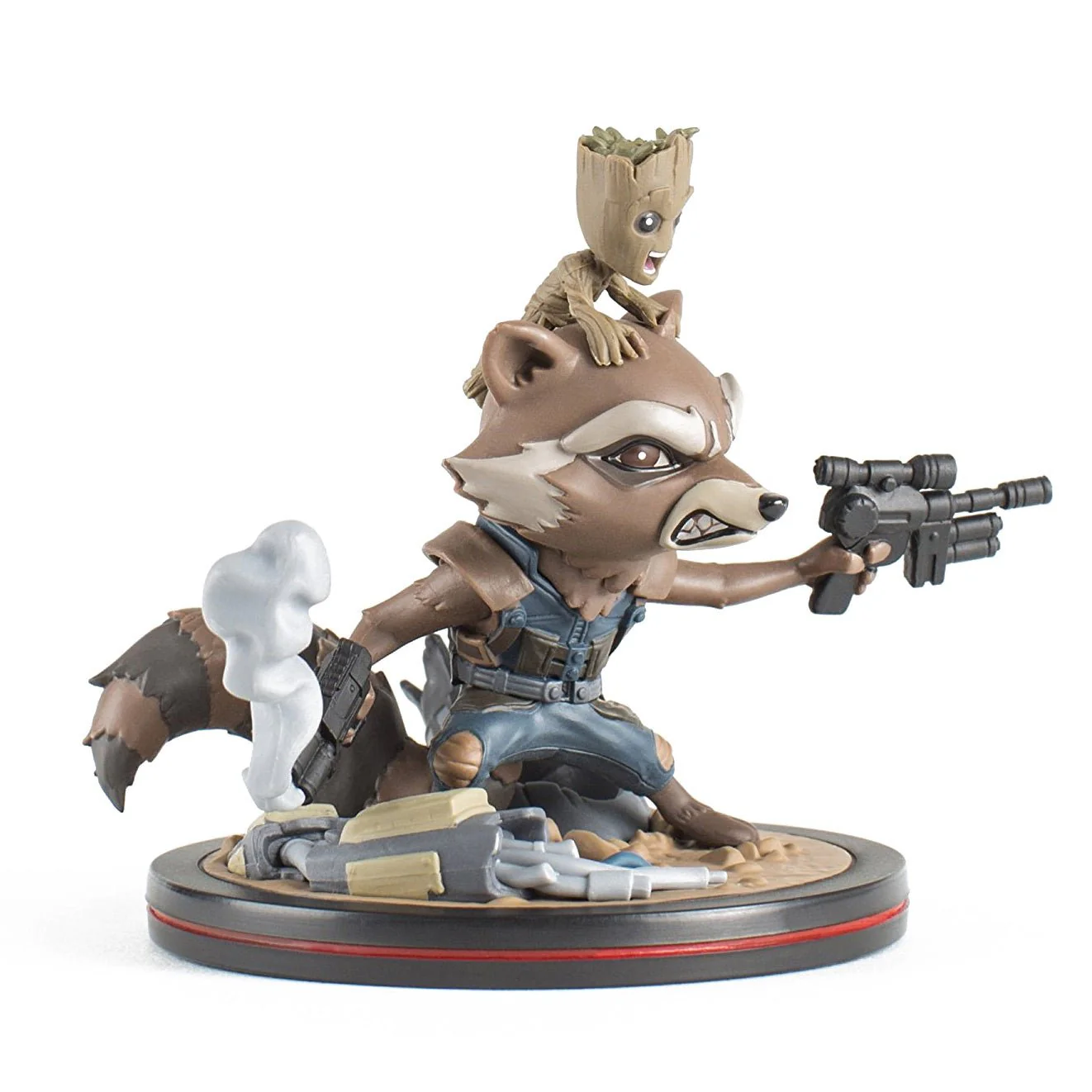 Guardians of the Galaxy Rocket & Groot Q-Fig Diorama - Image 3