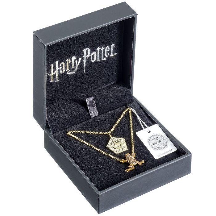 Harry Potter Chocolate Frog Sterling Silver Necklace with Swarovski Crystals - Image 3