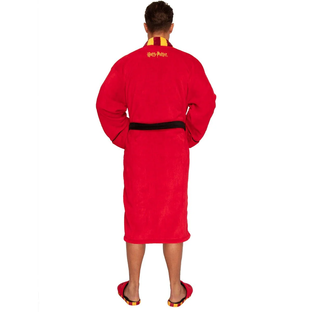 Harry Potter Classic Symbols Bathrobe with Matching Slippers - Image 2
