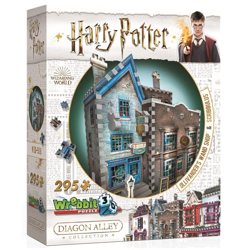 Harry Potter Diagon Alley Collection Olivanders & Scribbulus 3D Puzzle - Image 2