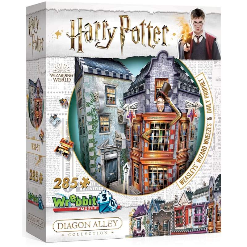 Harry Potter Diagon Alley Collection Weasleys' Wizard Wheezes 3D Puzzle - Image 2