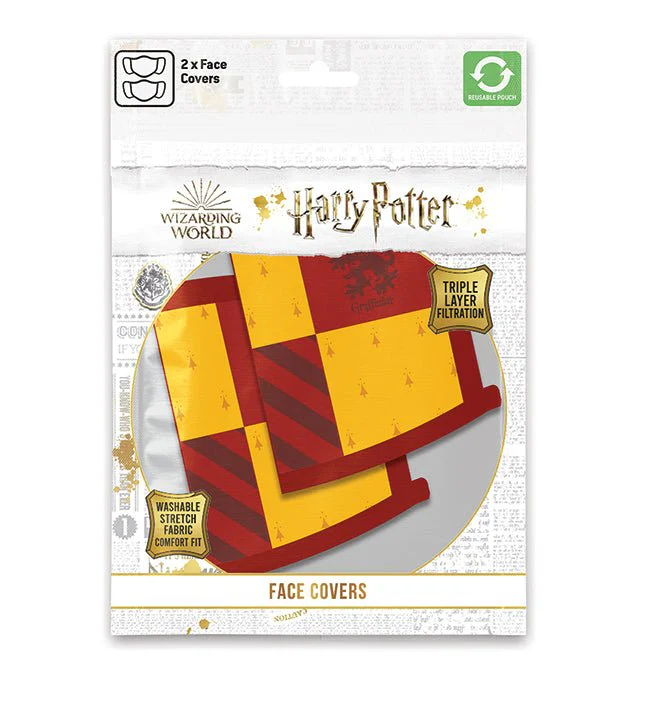 Harry Potter Gryffindor Face Mask 2 Pack - Image 3