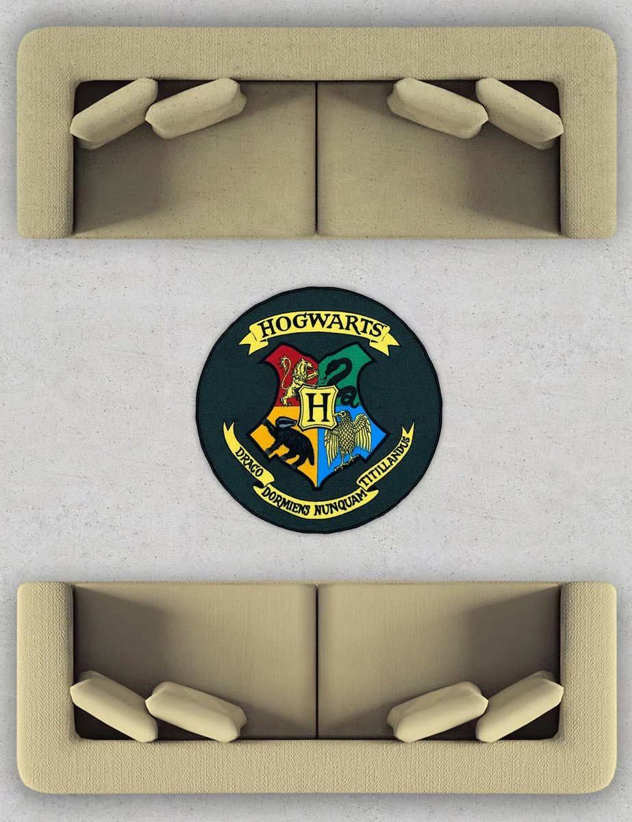 Harry Potter Hogwarts Crest Indoor Rug - Image 2