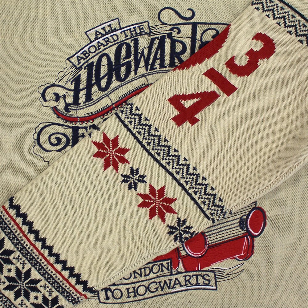 Harry Potter Hogwarts Express Knitted Christmas Jumper / Sweater - Image 3