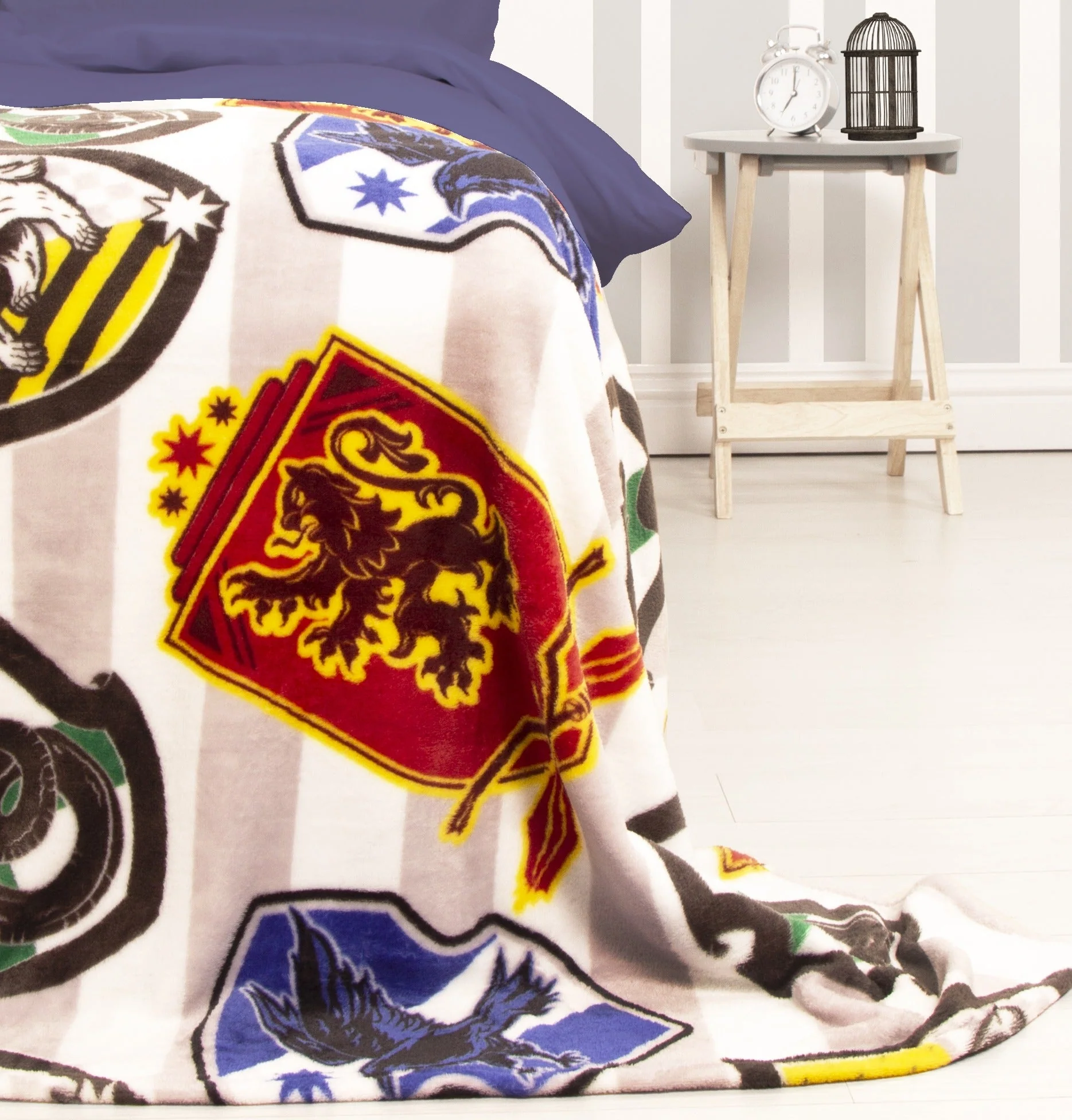Harry Potter Hogwarts House Fleece Blanket Throw