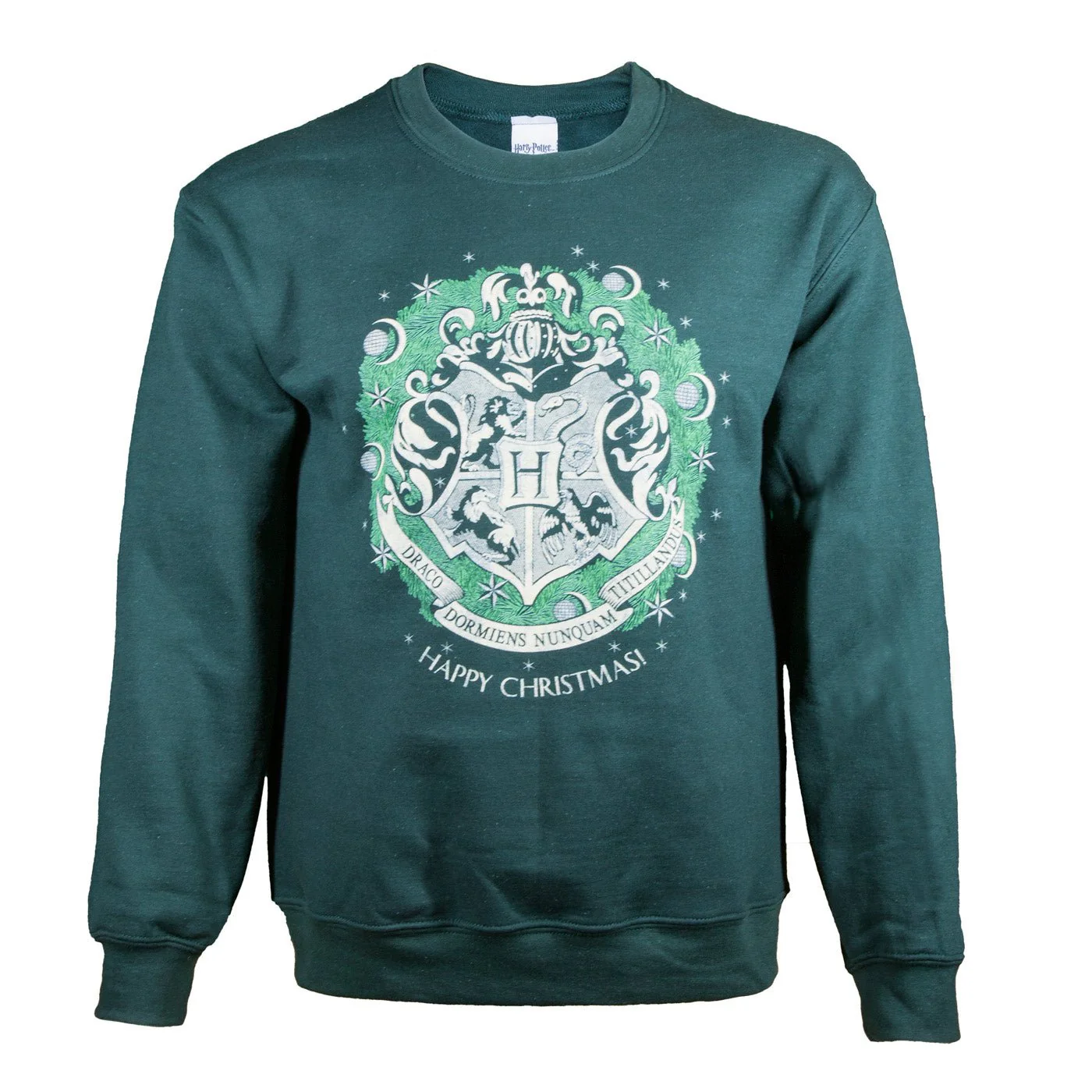 Harry Potter Hogwarts Wreath Christmas Jumper - Image 2