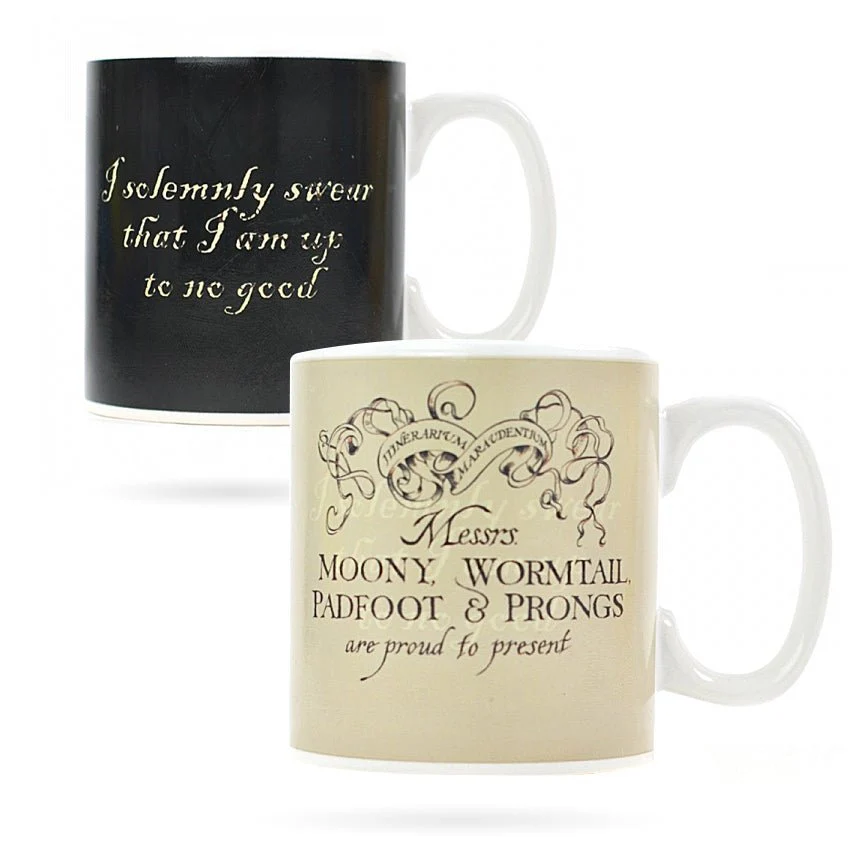 Harry Potter Marauder's Map Heat Changing Mug