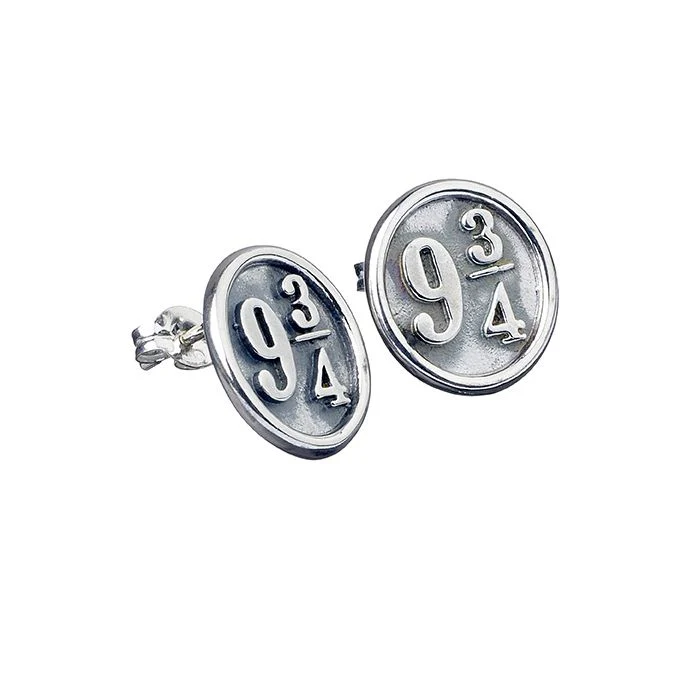 Harry Potter Platform 9¾ Sterling Silver Stud Earrings