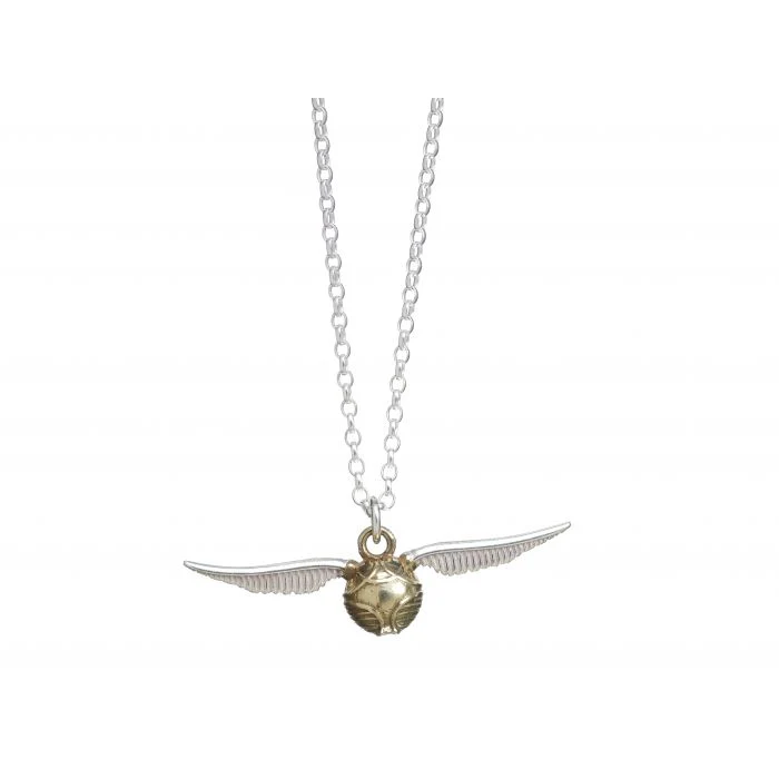 Harry Potter Sterling Silver Golden Snitch Pendant - Image 2