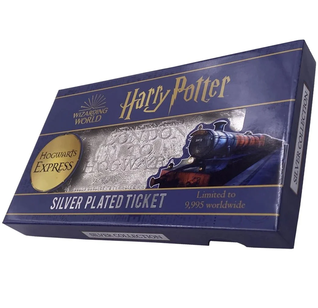 Hogwarts Express Silver Plated Limited Edition Ticket